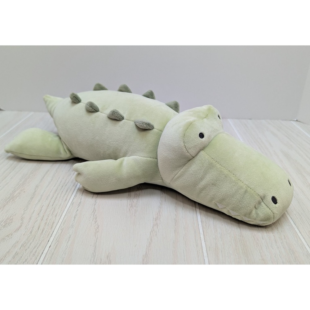 Pillowfort Alligator Baby Weighted Plush Throw Pillow Soft Green 16" Crocodile
